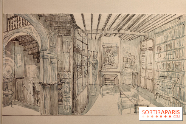 Exposition Echos : une exploration dessinée du musée Jean-Jacques Henner à Paris - nos photos - fotor 1760536372716