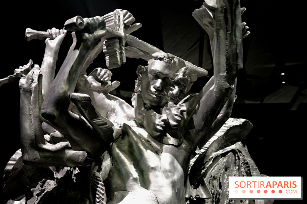 Daniel Buren et Miles Greenberg, nos photos de l'expo au Reiffers Art Inititiatives à Paris 