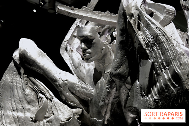 Daniel Buren et Miles Greenberg, nos photos de l'expo au Reiffers Art Inititiatives à Paris 