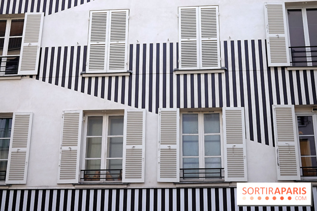 Daniel Buren et Miles Greenberg, nos photos de l'expo au Reiffers Art Inititiatives à Paris 