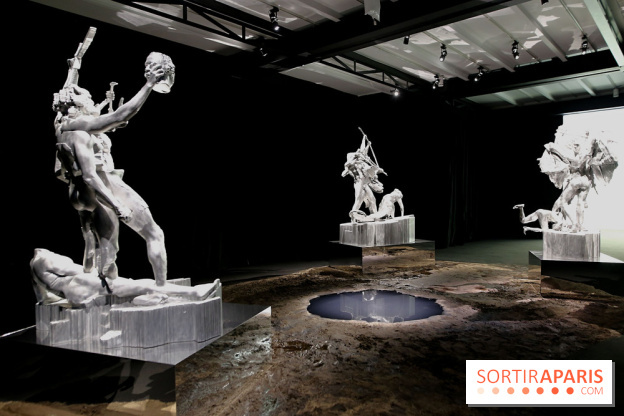 Daniel Buren et Miles Greenberg, nos photos de l'expo au Reiffers Art Inititiatives à Paris 