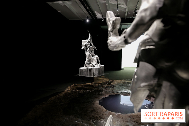 Daniel Buren et Miles Greenberg, nos photos de l'expo au Reiffers Art Inititiatives à Paris 