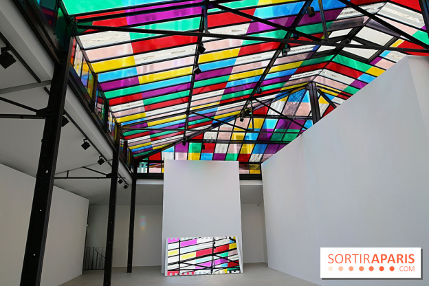 Daniel Buren et Miles Greenberg, nos photos de l'expo au Reiffers Art Inititiatives à Paris