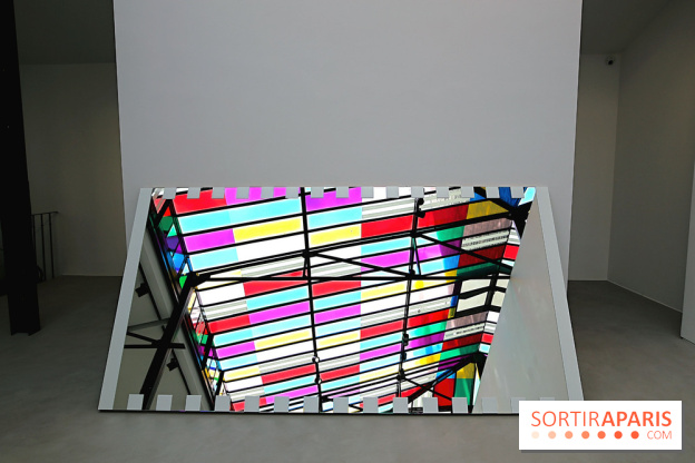 Daniel Buren et Miles Greenberg, nos photos de l'expo au Reiffers Art Inititiatives à Paris 