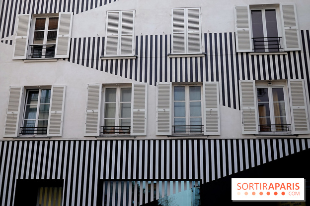 Daniel Buren et Miles Greenberg, nos photos de l'expo au Reiffers Art Inititiatives à Paris 