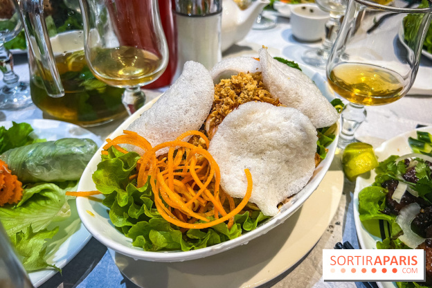 Le Bambou restaurant vietnamien Paris 13e - photos - salade de mangue verte aux crevettes