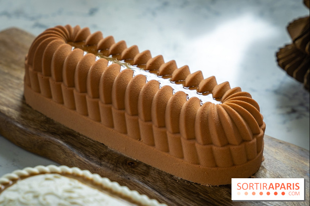 Les Bûches de Noël de Pleincœur par Maxime Frédéric 2025 et ses créations de fêtes - A7C07671