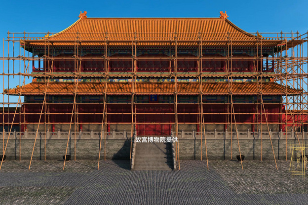 « Un siècle de conservation – de la Cité interdite au Musée du Palais » au Centre Culturel de Chine - 5搭材作工艺