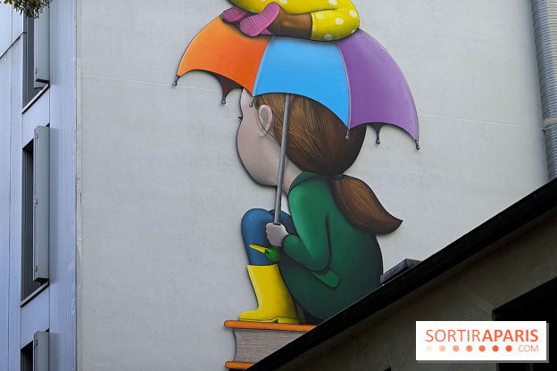 Seth, les photos de son œuvre murale à Belleville