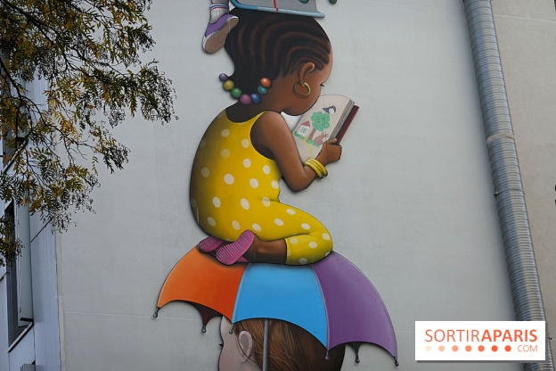 Seth, les photos de son œuvre murale à Belleville 