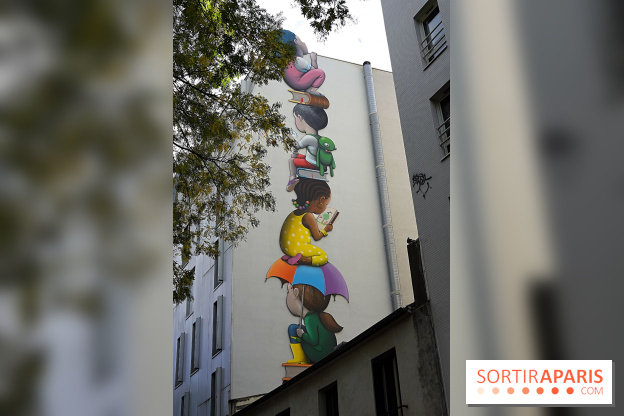 Seth, les photos de son œuvre murale à Belleville