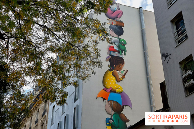 Seth, les photos de son œuvre murale à Belleville 