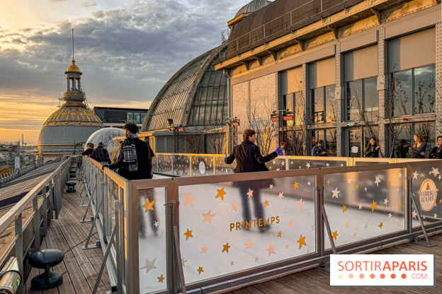 Noël 2025 au Printemps Haussmann : une patinoire gratuite au sommet du grand magasin