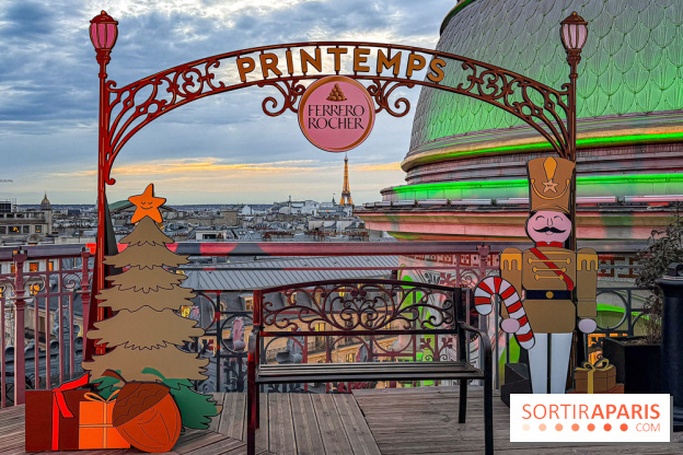 Noël 2025 au Printemps Haussmann : une patinoire gratuite au sommet du grand magasin