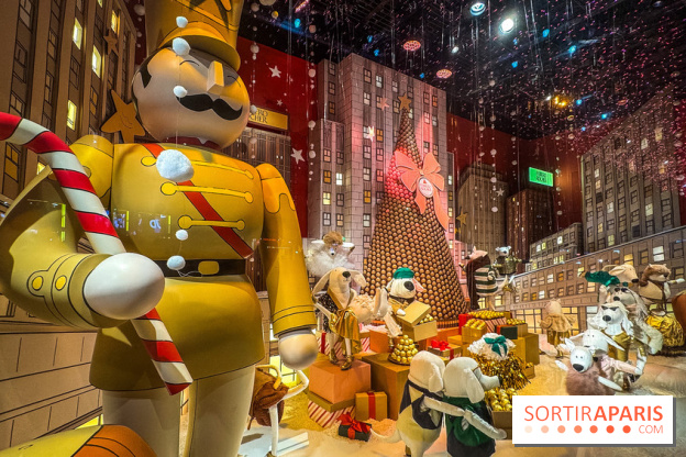Les vitrines de Noël du Printemps Haussmann à Paris 2025 avec Diane Kruger, les photos