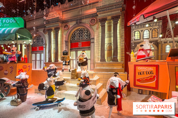 Les vitrines de Noël du Printemps Haussmann à Paris 2025 avec Diane Kruger, les photos