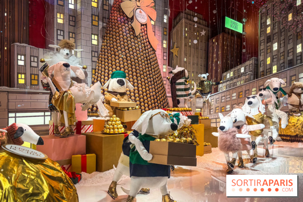 Les vitrines de Noël du Printemps Haussmann à Paris 2025 avec Diane Kruger, les photos