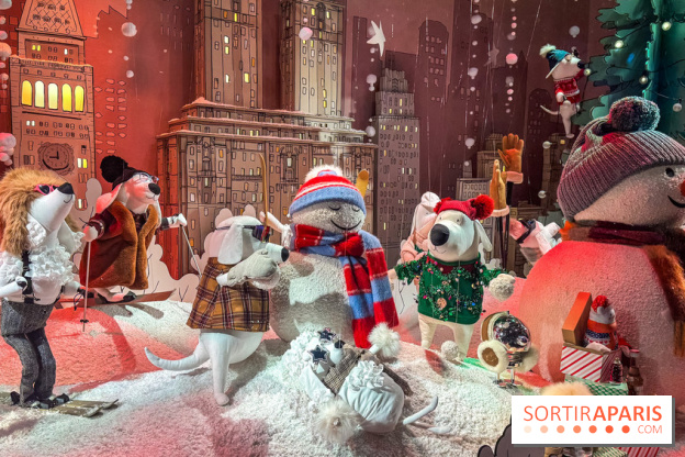 Les vitrines de Noël du Printemps Haussmann à Paris 2025 avec Diane Kruger, les photos
