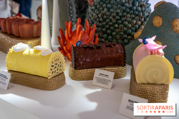 Bûches de Noël et créations de fête 2025 de Pierre Hermé : les Abysses - A7C07837