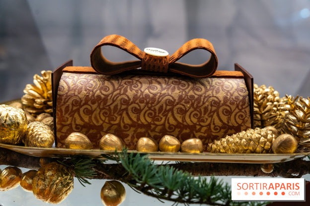 Bûche de Noël Lenôtre 2025 : Le train des Merveilles et les créations de fête - photos