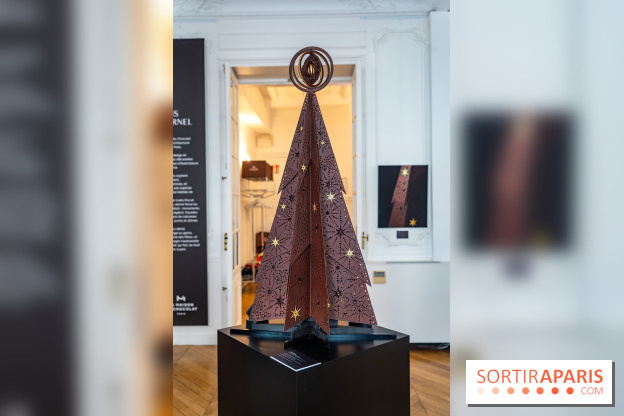 Bûche de Noël Opéra Garnier de la Maison du Chocolat 2025 - photos - A7C07780