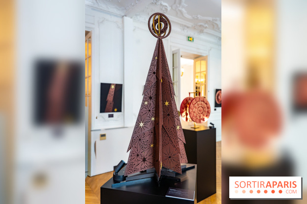 Bûche de Noël Opéra Garnier de la Maison du Chocolat 2025 - photos
