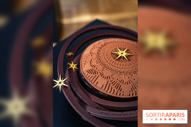 Bûche de Noël Opéra Garnier de la Maison du Chocolat 2025 - photos - A7C07798