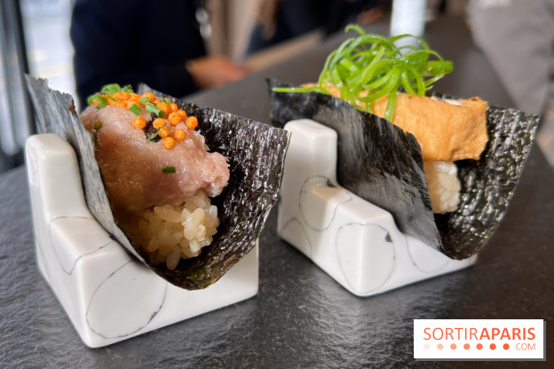 Nobisan - Temaki tofu fumé, temaki toro