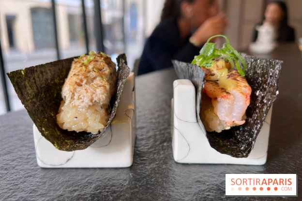 Nobisan - Temaki crevettes curry, temaki crabe yuba