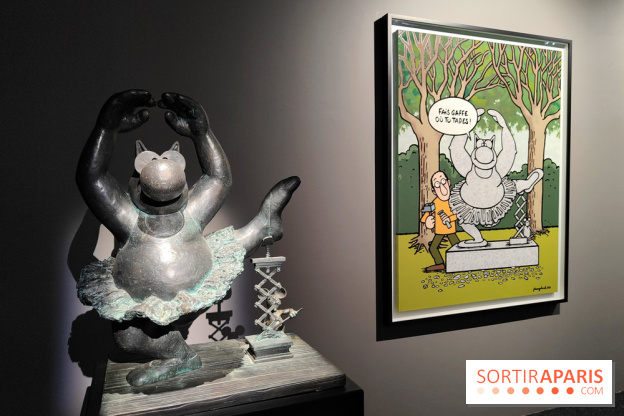 Geluck expose Le Chat : l'exposition rétrospective entre art et humour se dévoile au musée Maillol
