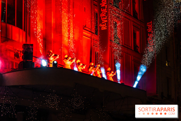 Inauguration des vitrines de Noël du BHV Marais à Paris 2025 avec Vincent Niclo et Vitaa - photos - A7C01314