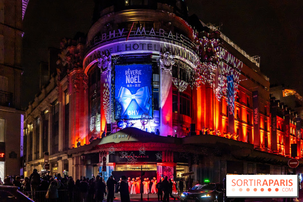 Inauguration des vitrines de Noël du BHV Marais à Paris 2025 avec Vincent Niclo et Vitaa - photos