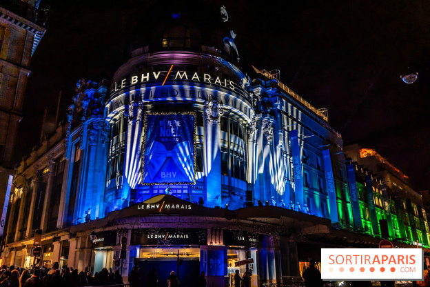 Inauguration des vitrines de Noël du BHV Marais à Paris 2025 avec Vincent Niclo et Vitaa - photos - A7C01396