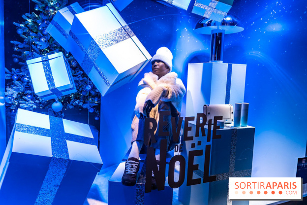 Inauguration des vitrines de Noël du BHV Marais à Paris 2025 avec Vincent Niclo et Vitaa - photos