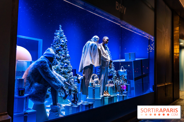 Inauguration des vitrines de Noël du BHV Marais à Paris 2025 avec Vincent Niclo et Vitaa - photos - A7C01497