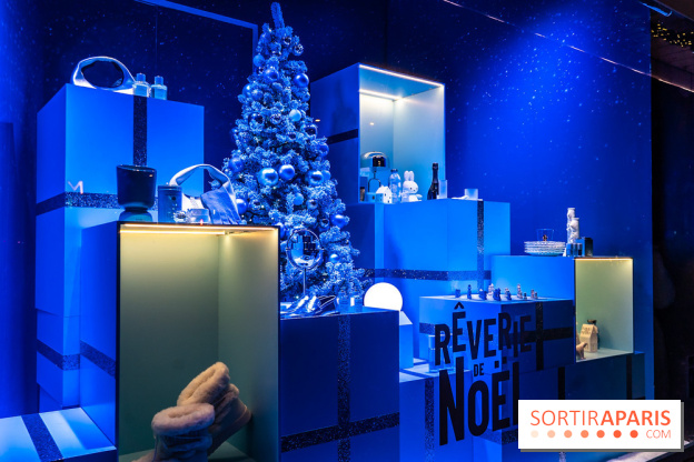 Inauguration des vitrines de Noël du BHV Marais à Paris 2025 avec Vincent Niclo et Vitaa - photos - A7C01503