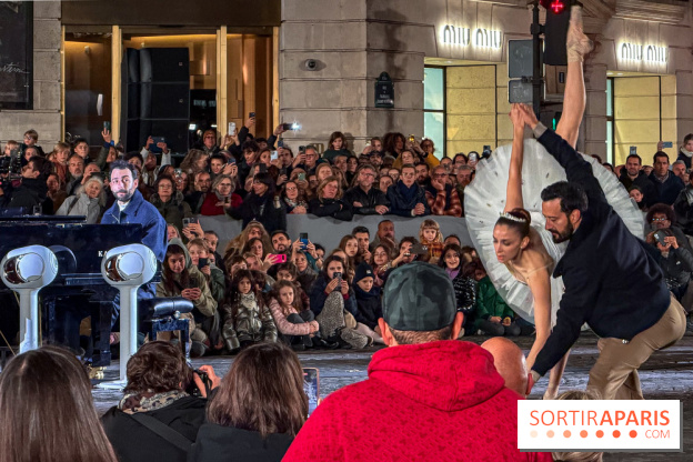 Illuminations de Noël 2025 : Julien Cohen organise un flash mob géant avec 300 musiciens à Paris  - IMG 0849