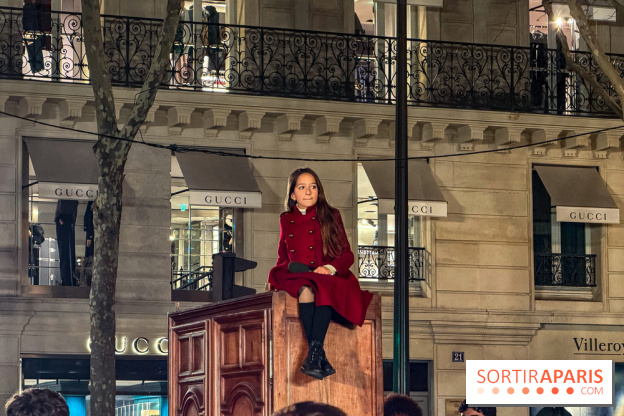 Illuminations de Noël 2025 : Julien Cohen organise un flash mob géant avec 300 musiciens à Paris  - IMG 0895