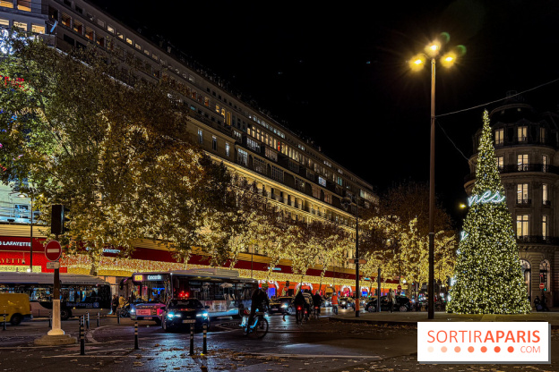 Les illuminations de Noël 2025 du Boulevard Haussmann