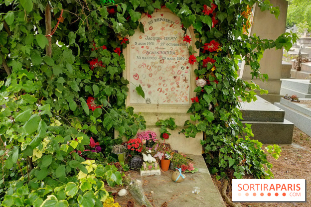Visuels Paris - Tombe Agnès Varda Jacques Demy