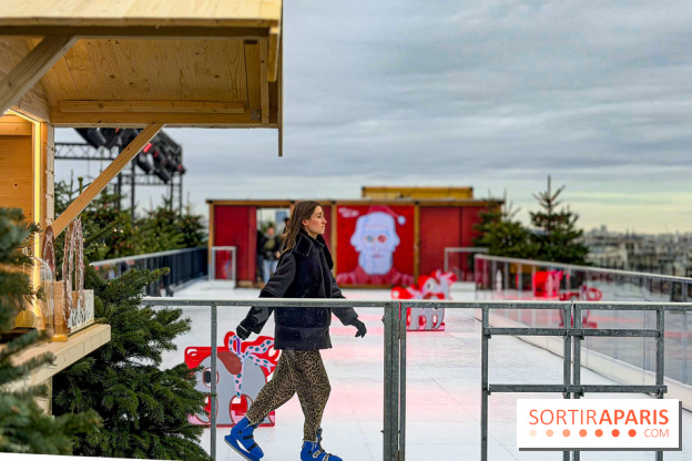 Noël 2025 aux Galeries Lafayette Haussmann : une patinoire éphémère sur les toits de Paris