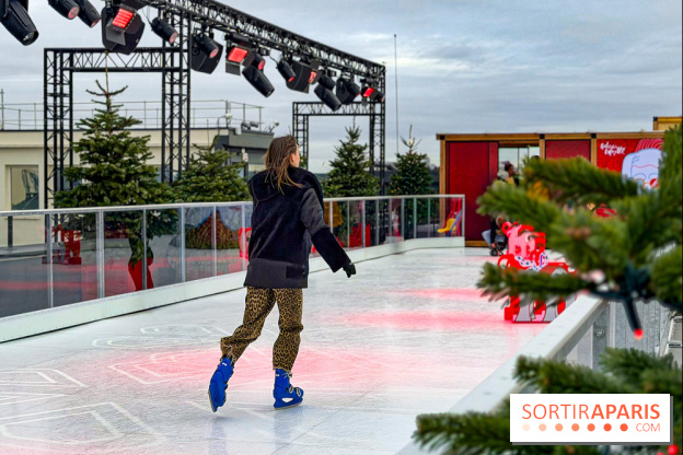 Noël 2025 aux Galeries Lafayette Haussmann : une patinoire éphémère sur les toits de Paris