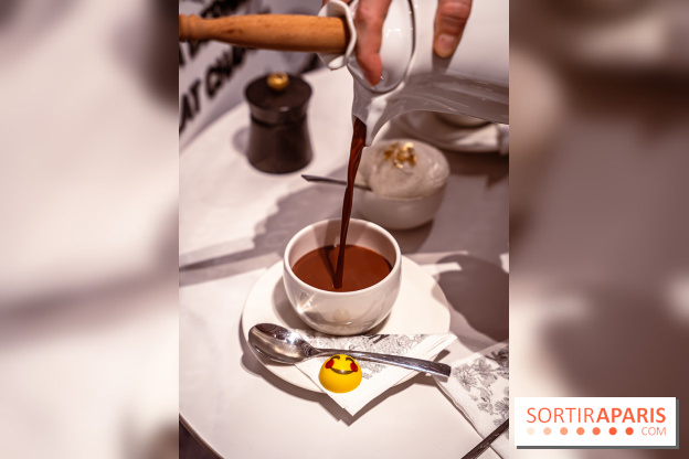 salon de thé chocolatier Chapon Saint-Germain-En-Laye - Yvelines:  chocolat chaud et gourmandises - photos