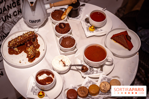 salon de thé chocolatier Chapon Saint-Germain-En-Laye - Yvelines:  chocolat chaud et gourmandises - photos