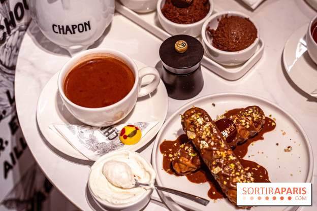 salon de thé chocolatier Chapon Saint-Germain-En-Laye - Yvelines:  chocolat chaud et gourmandises - photos