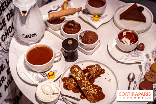 salon de thé chocolatier Chapon Saint-Germain-En-Laye - Yvelines:  chocolat chaud et gourmandises - photos - A7C01903