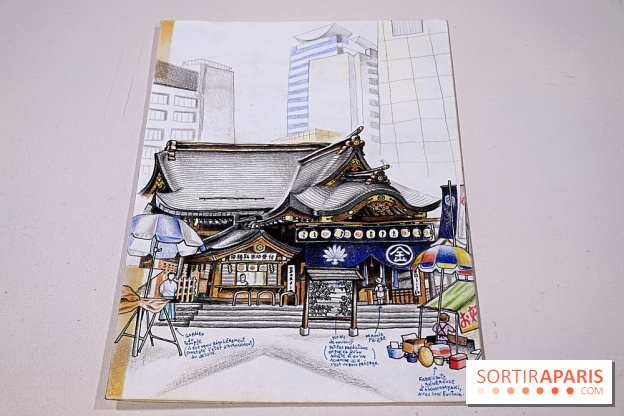 Balade urbaine, le Japon croqué par Florent Chavouet