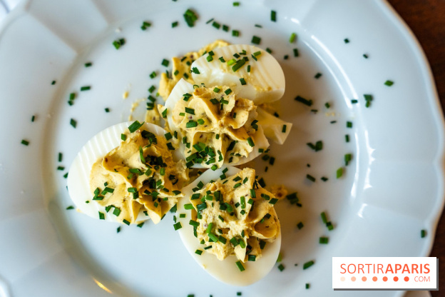 Le petit bouillon de la gare à Asnières-sur-Seine - photos - oeufs mimosa