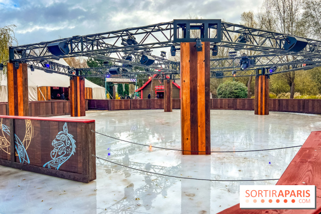 Noël au Parc Astérix 2025, patinoire et marché de Noël  - IMG 7404