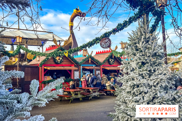 Noël au Parc Astérix 2025, patinoire et marché de Noël  - IMG 7514